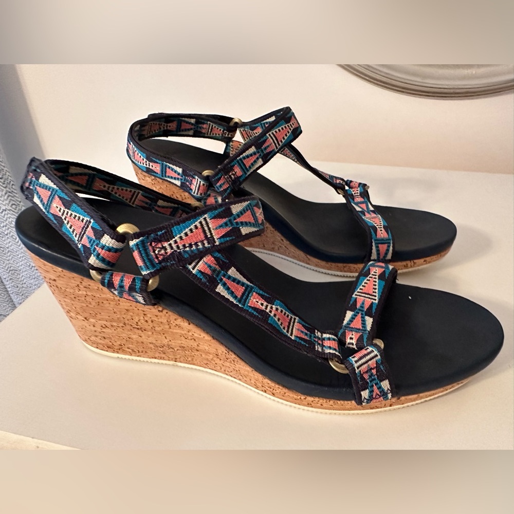 Teva Arabelle Cork Wedges